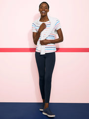 BLACK|INDIGO BLUE|WHITE BRITTANY KNIT SNEAKERS | Talbots discount