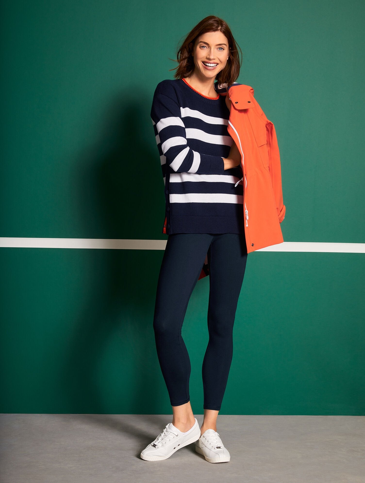 BLACK|INDIGO BLUE EVERYDAY STRETCH LEGGINGS | Talbots sale