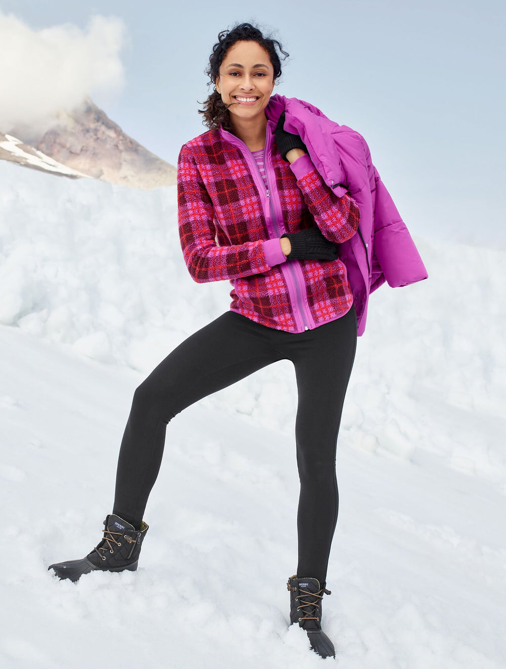 BLACK|INDIGO BLUE EVERYDAY STRETCH LEGGINGS | Talbots sale