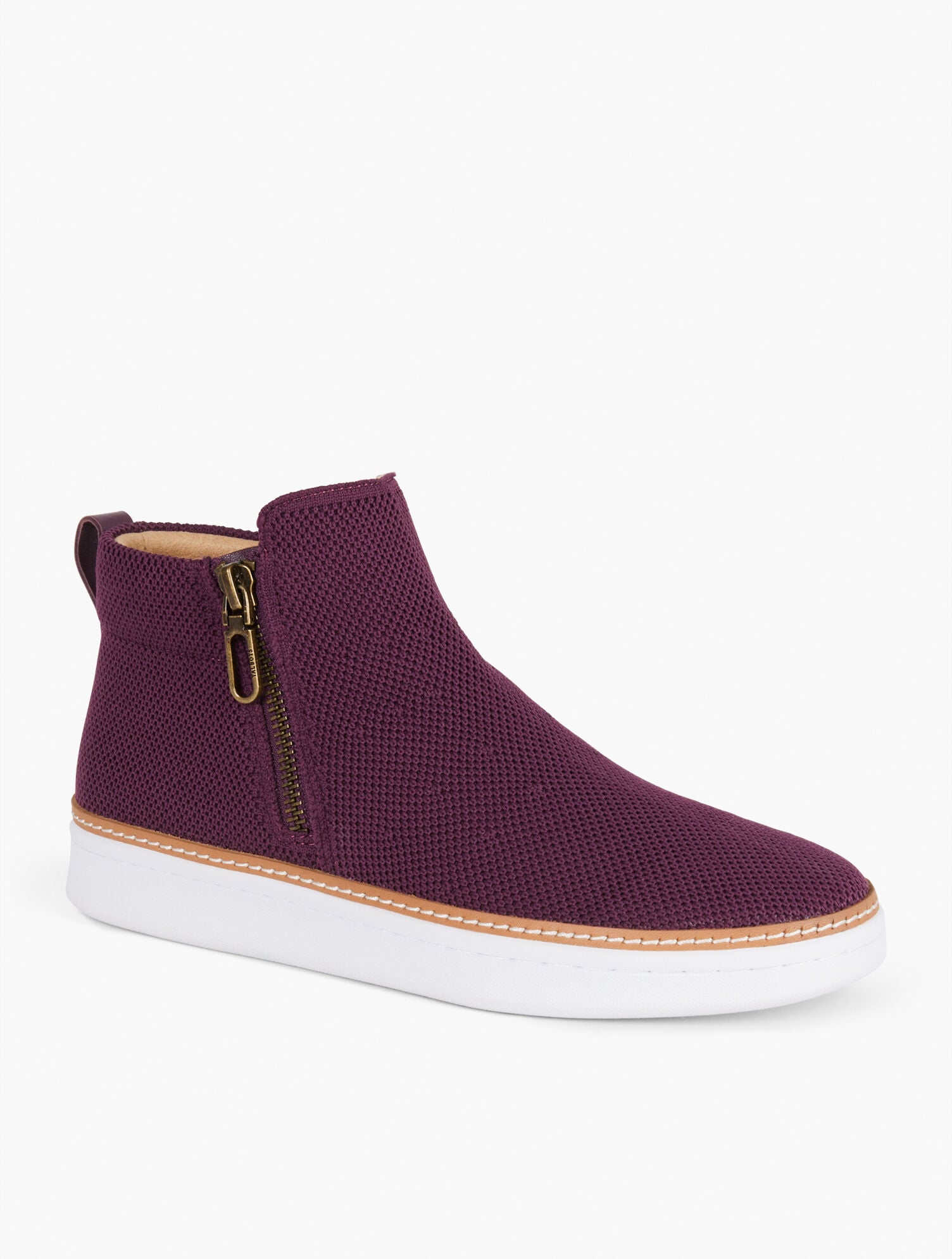 GREY SKY|INDIGO BLUE BRITTANY KNIT ANKLE BOOTIE | Talbots sale