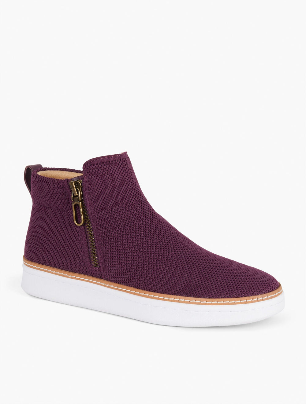 GREY SKY|INDIGO BLUE BRITTANY KNIT ANKLE BOOTIE | Talbots sale