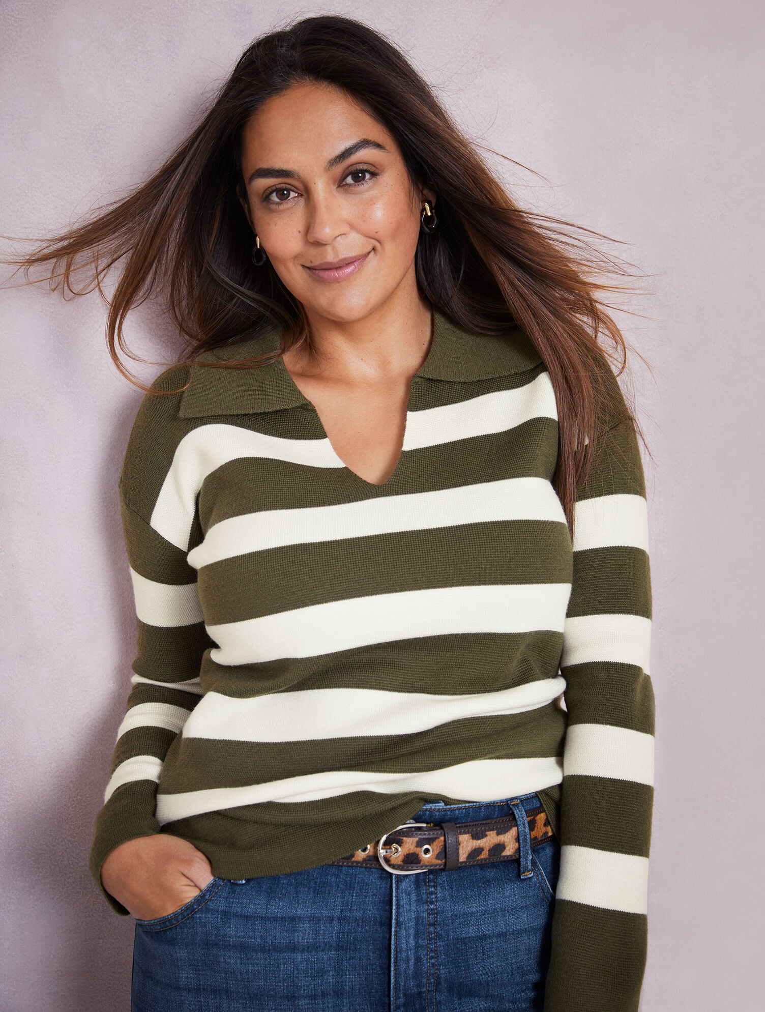 TAN/BLACK CALF HAIR BELT - LEOPARD | Talbots near me