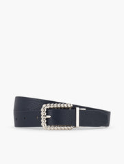 BLACK/COGNAC|FOREST NIGHT/BURGUNDY|INDIGO BLUE/KENDALL GREY REVERSIBLE LEATHER BELT | Talbots sale
