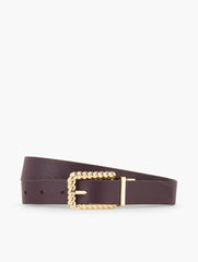 BLACK/COGNAC|FOREST NIGHT/BURGUNDY|INDIGO BLUE/KENDALL GREY REVERSIBLE LEATHER BELT | Talbots sale