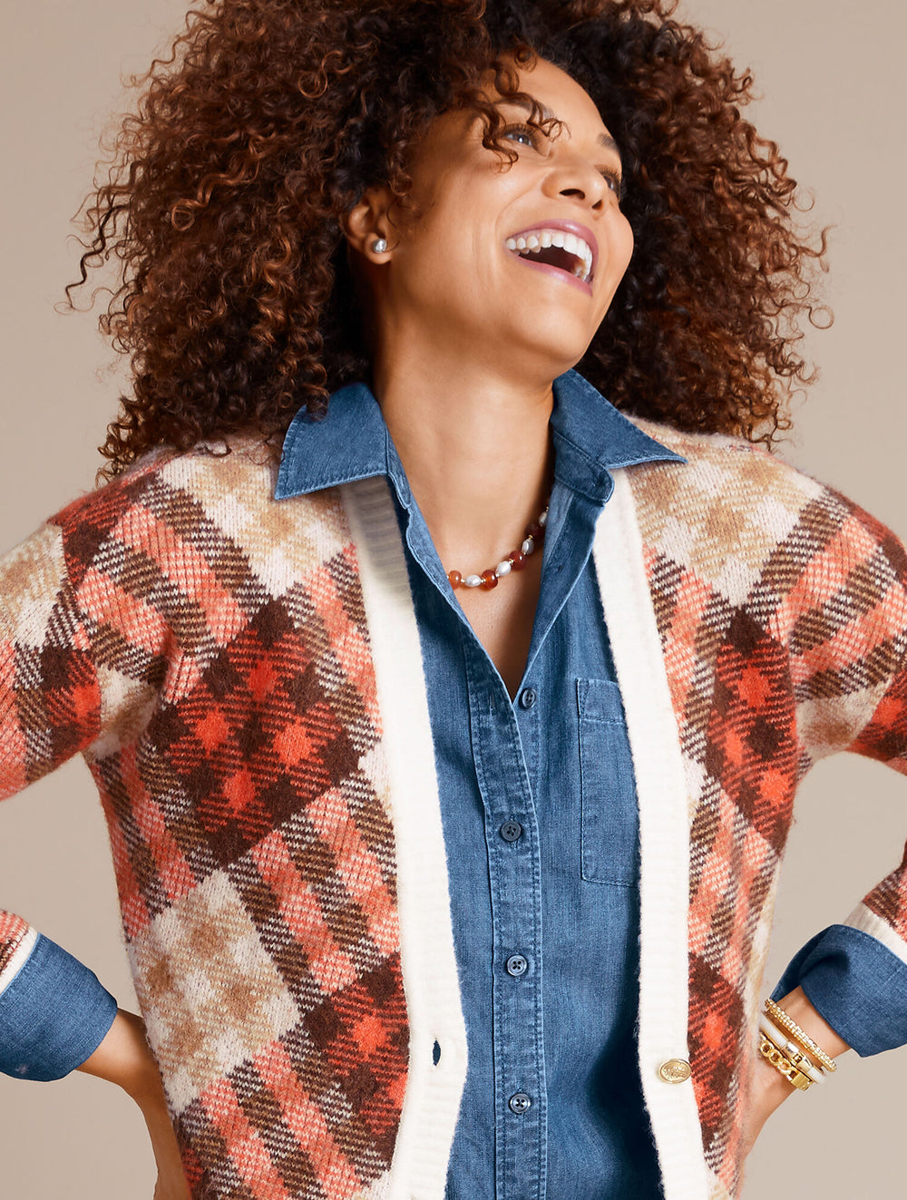 INDIGO NIGHT WASH BOYFRIEND SHIRT - DENIM | Talbots for sale