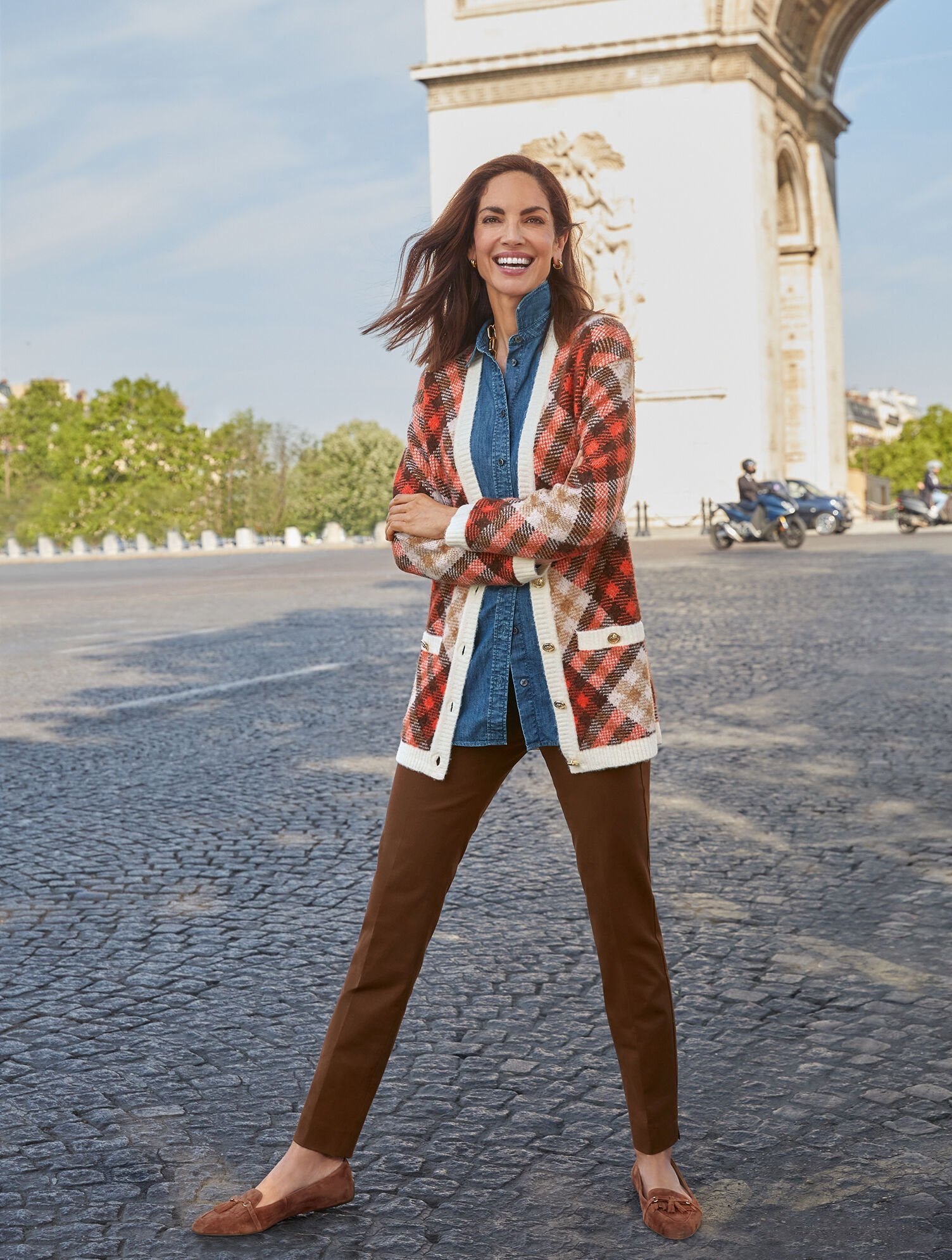 INDIGO NIGHT WASH BOYFRIEND SHIRT - DENIM | Talbots for sale