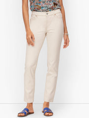 NATURAL SLIM ANKLE JEANS - NATURAL | Talbots near me
