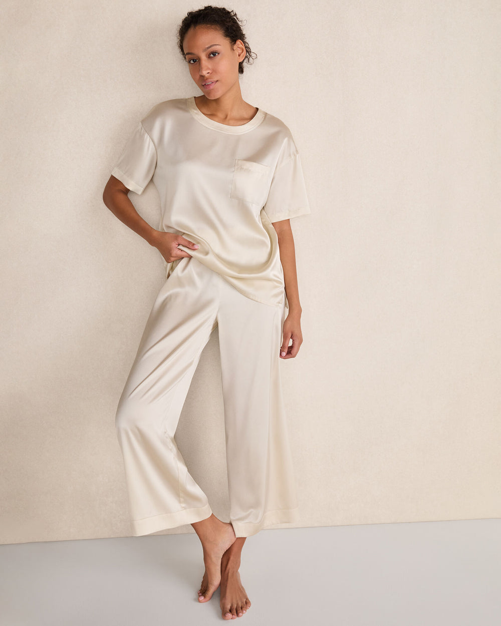 BLACK|BLACKCURRANT|BURGUNDY BERRY|FULL MOON|IVORY|NAVY|SEA|SEPIA ROSE WASHABLE SILK SLEEP PANTS | Talbots outlet