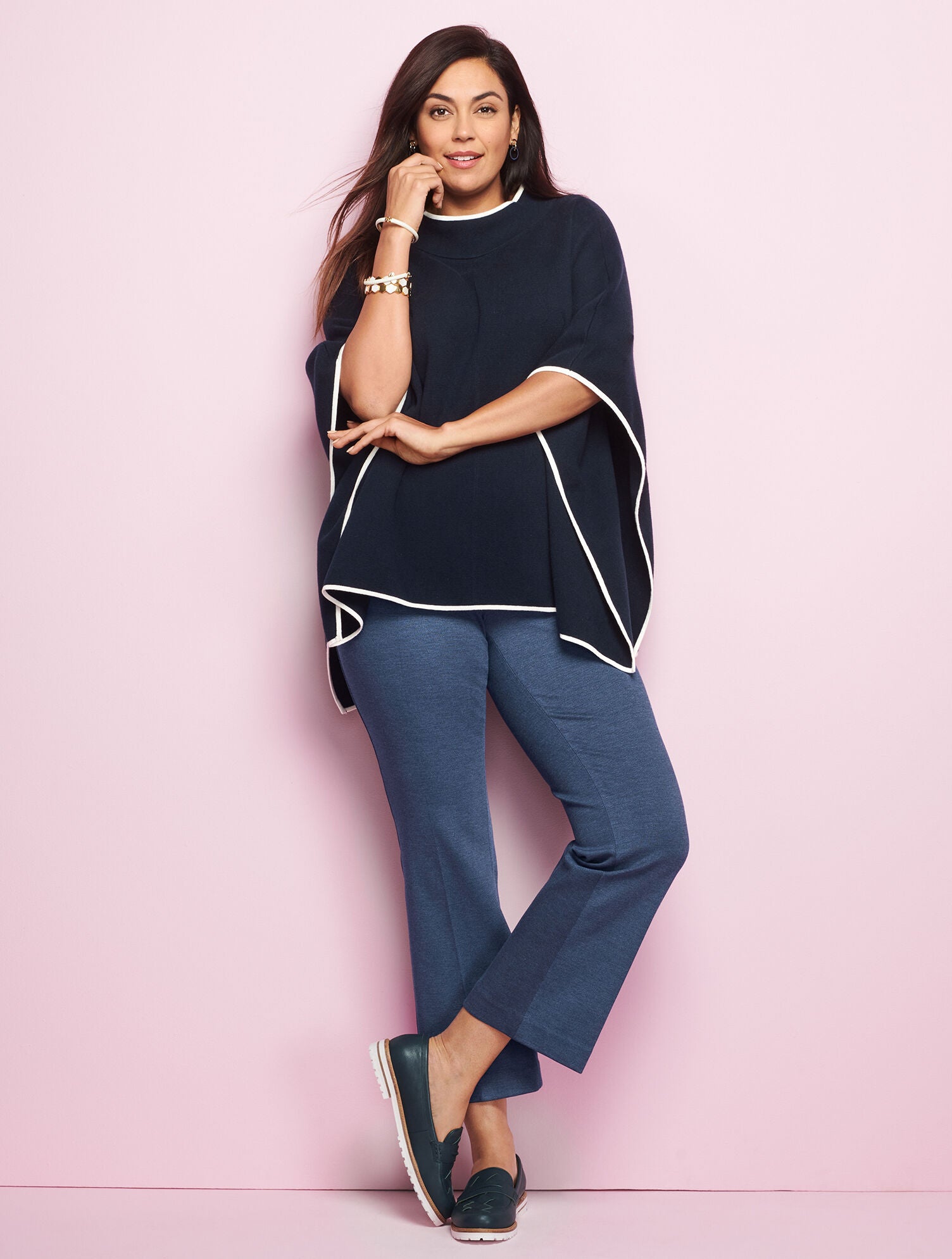 DENIM HEATHER TALBOTS MONTAUK PANTS - DENIM HEATHER | Talbots discount