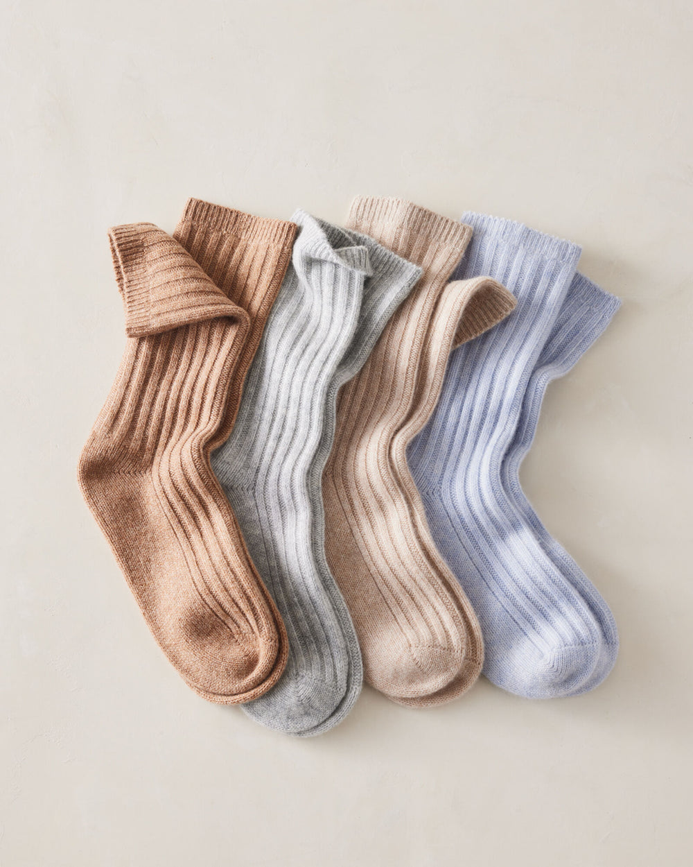 WILLOW CASHMERE BLEND RIBBED SOCKS | Talbots sale