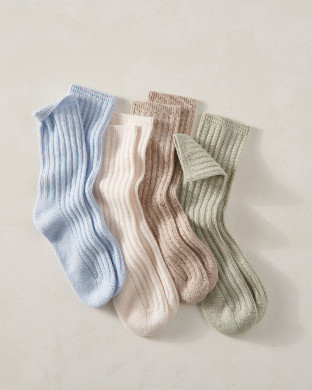 WILLOW CASHMERE BLEND RIBBED SOCKS | Talbots sale