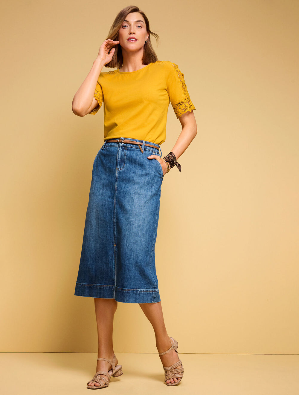 BLACK|HAVANA TAN|INDIGO BLUE SLIM LEATHER BELT | Talbots on sale
