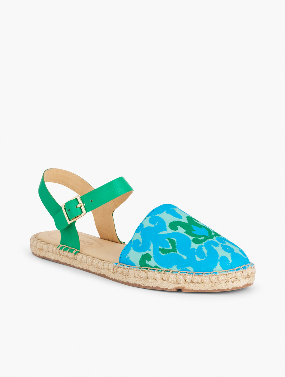 BLUE MULTI IZZY IKAT MEDALLION ESPADRILLES | Talbots for sale