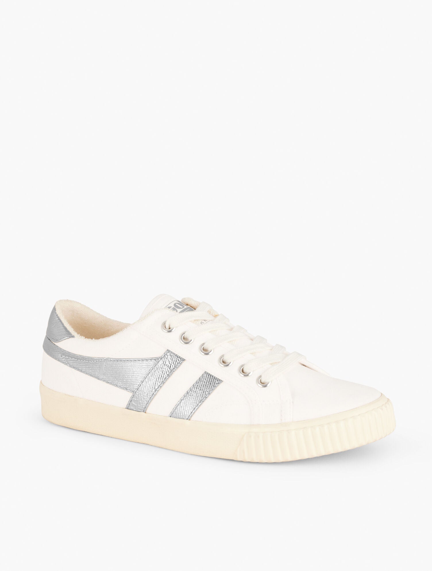 OFF WHITE/GOLD|WHITE/SILVER GOLA® MARK COX TENNIS SNEAKERS - METALLIC | Talbots online
