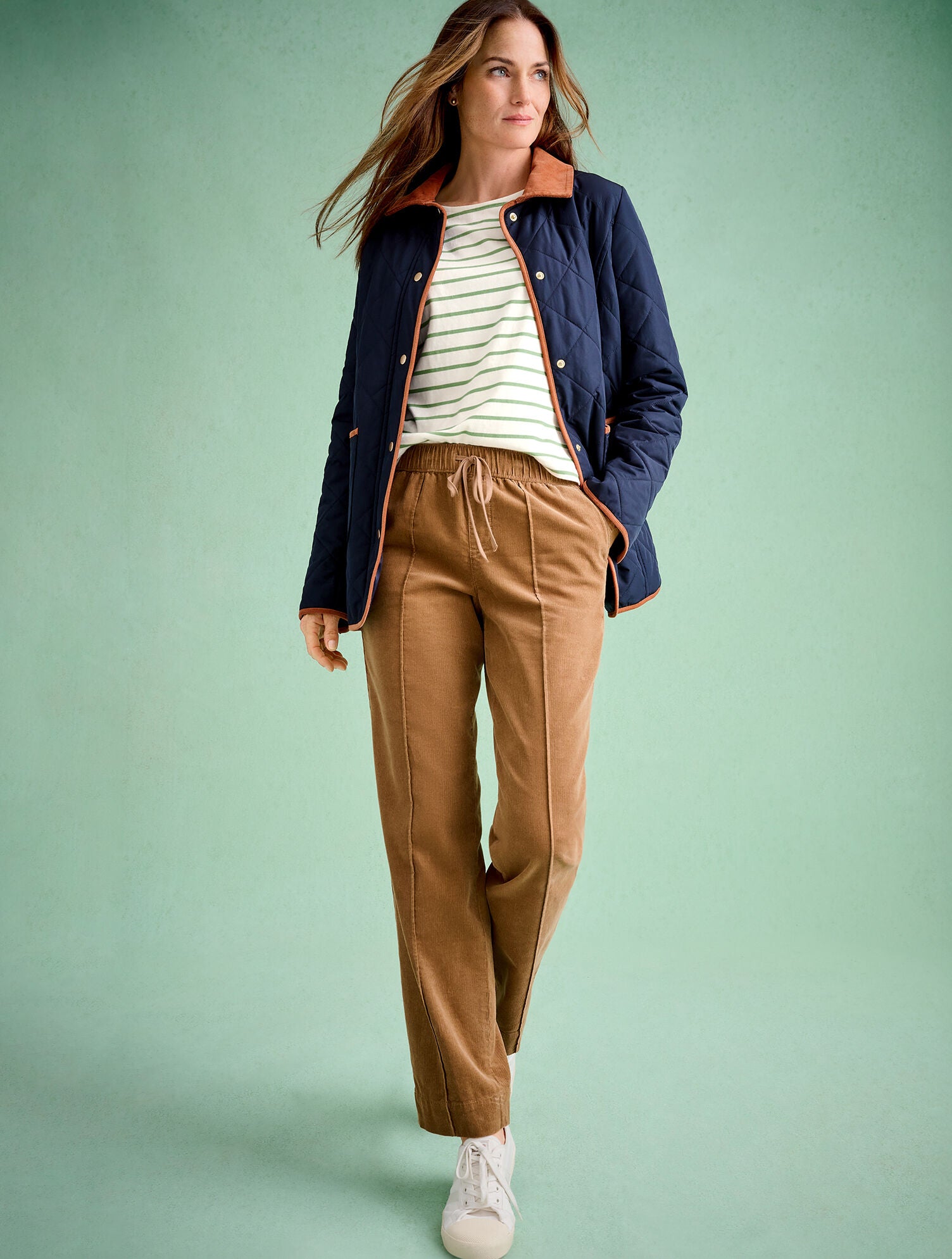 OFF WHITE/GOLD|OFF WHITE/GREEN GOLA® COASTER SNEAKERS | Talbots near me