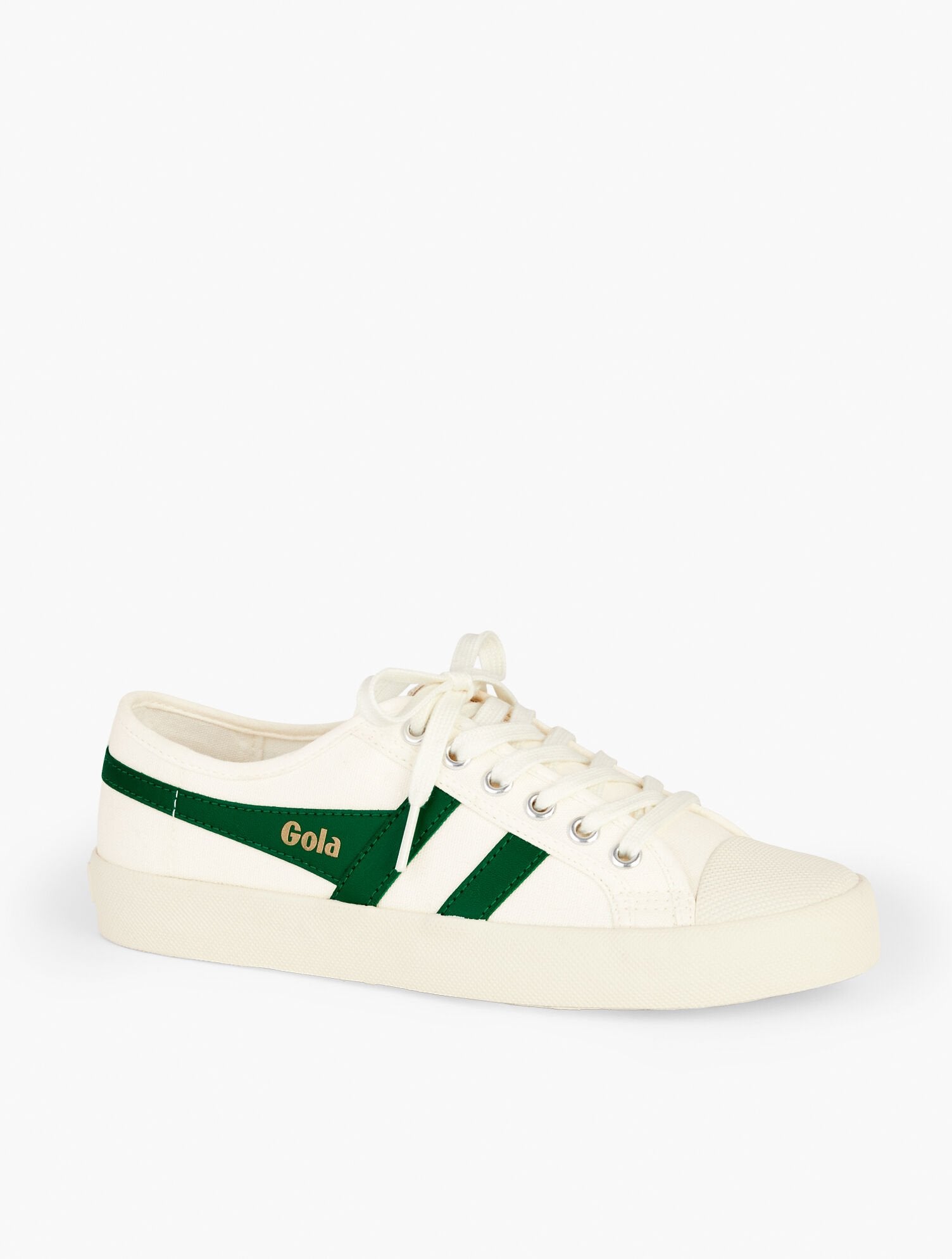 OFF WHITE/GOLD|OFF WHITE/GREEN GOLA® COASTER SNEAKERS | Talbots near me