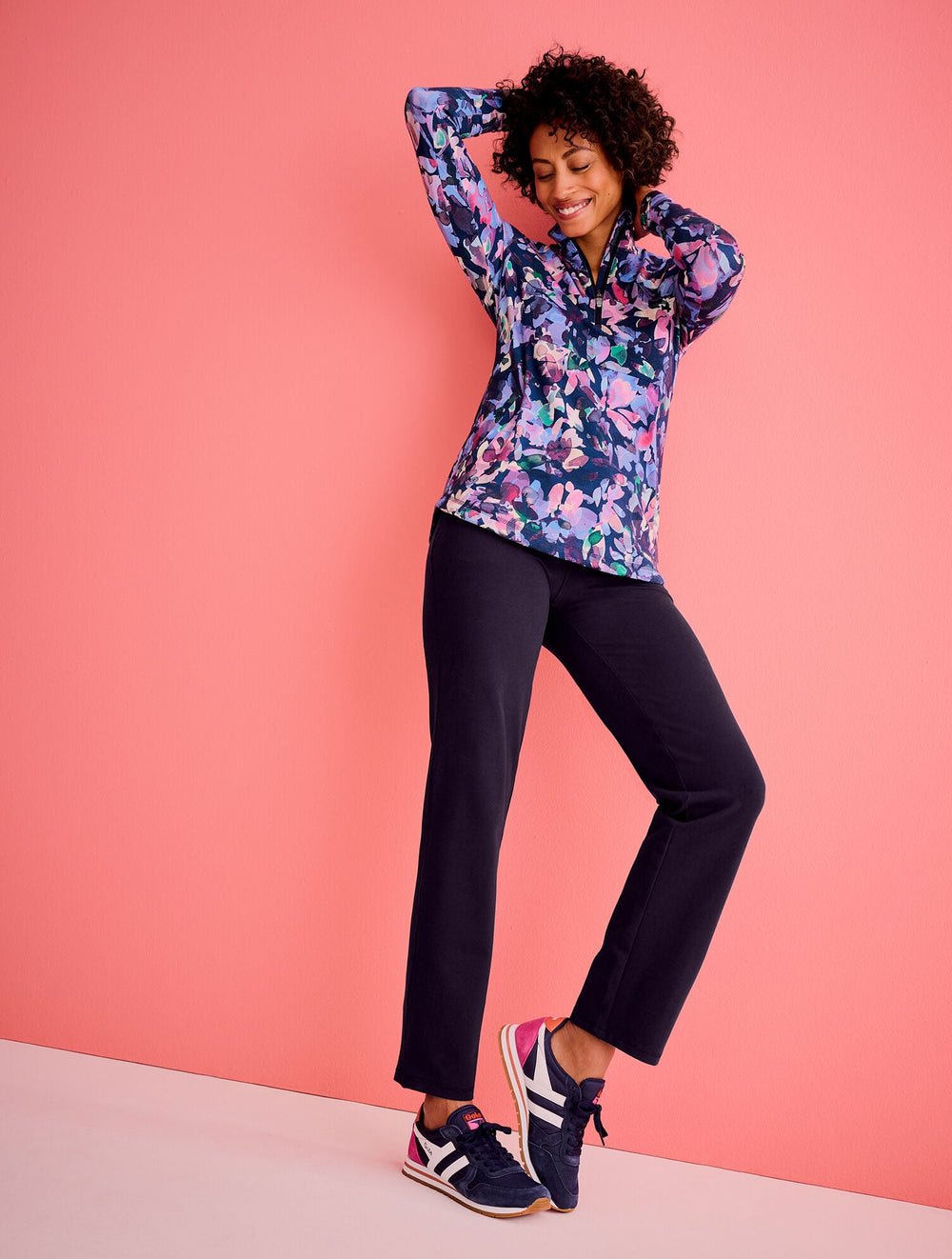 BLACK|INDIGO BLUE|MARCASITE HEATHER EVERYDAY STRETCH STRAIGHT LEG PANTS | Talbots near me