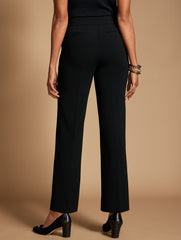 BLACK|INDIGO BLUE EASY TRAVEL STRAIGHT LEG PANTS | Talbots near me