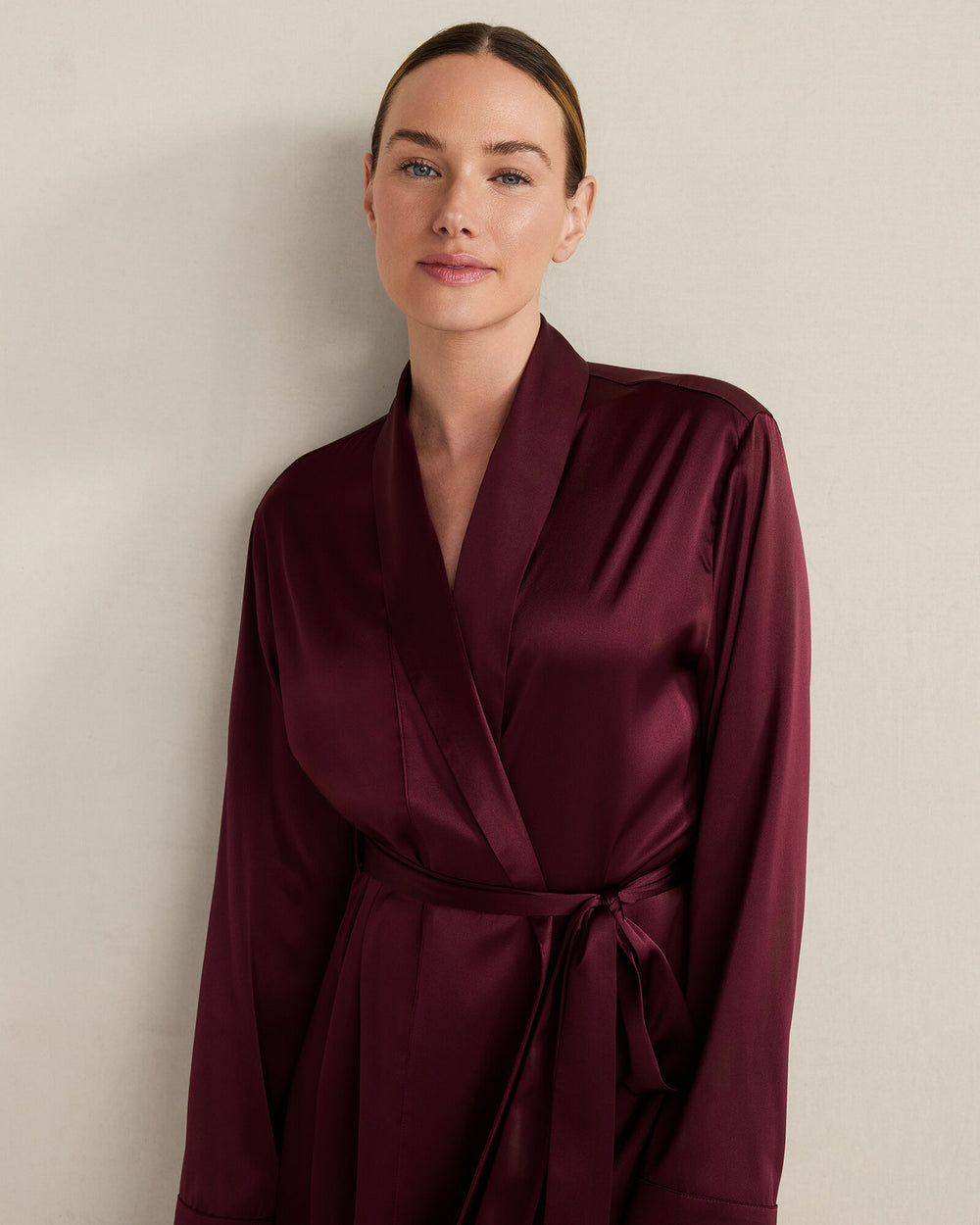 BLACK|BLACKCURRANT|BURGUNDY BERRY|IVORY|NAVY|SEA|SEPIA ROSE|HUNTER WASHABLE SILK ROBE | Talbots online