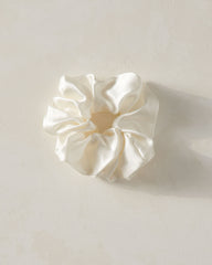 BURGUNDY BERRY|IVORY|NAVY|PORCINI WASHABLE SILK SCRUNCHIE | Talbots for sale
