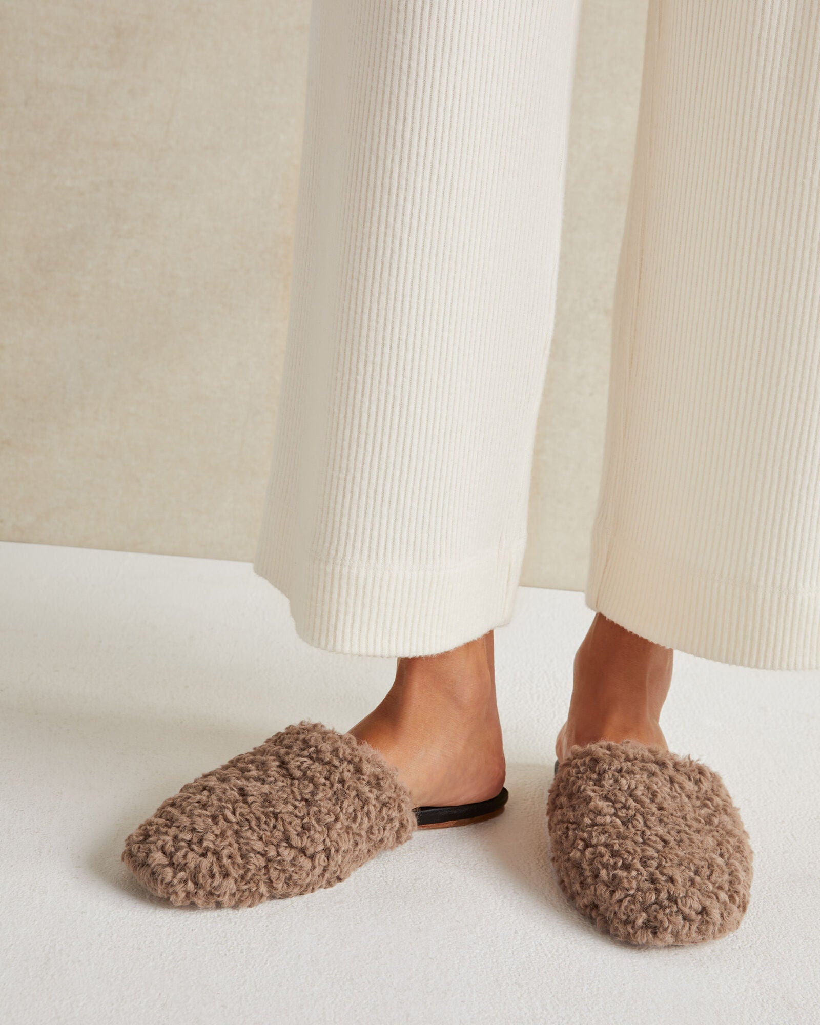 BLACK|MUSHROOM SHERPA MULES | Talbots discount
