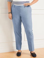 BLUE TALBOTS HAMPSHIRE ANKLE PANTS | Talbots for sale