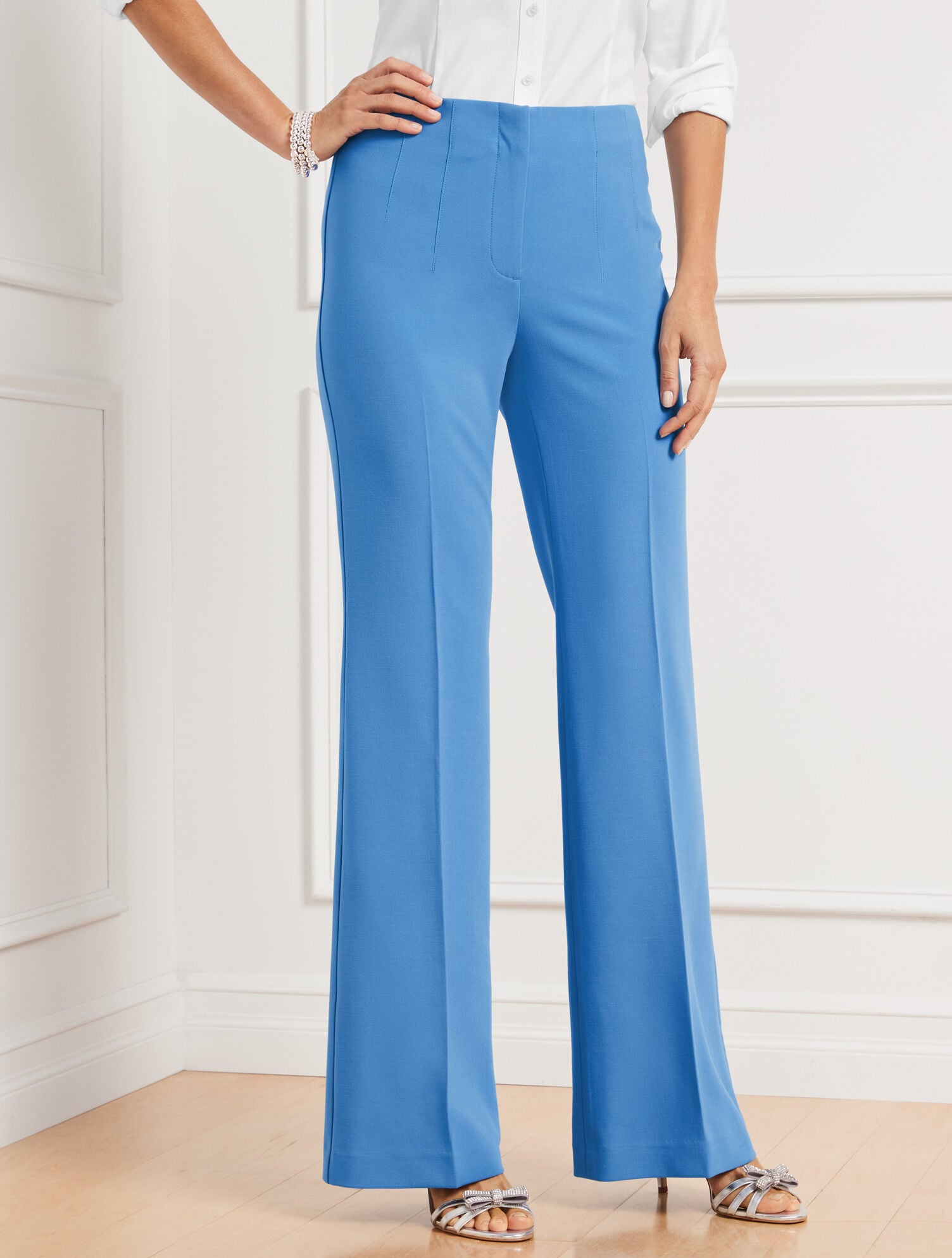 BLUE TALBOTS PROVIDENCE PANTS | Talbots on sale
