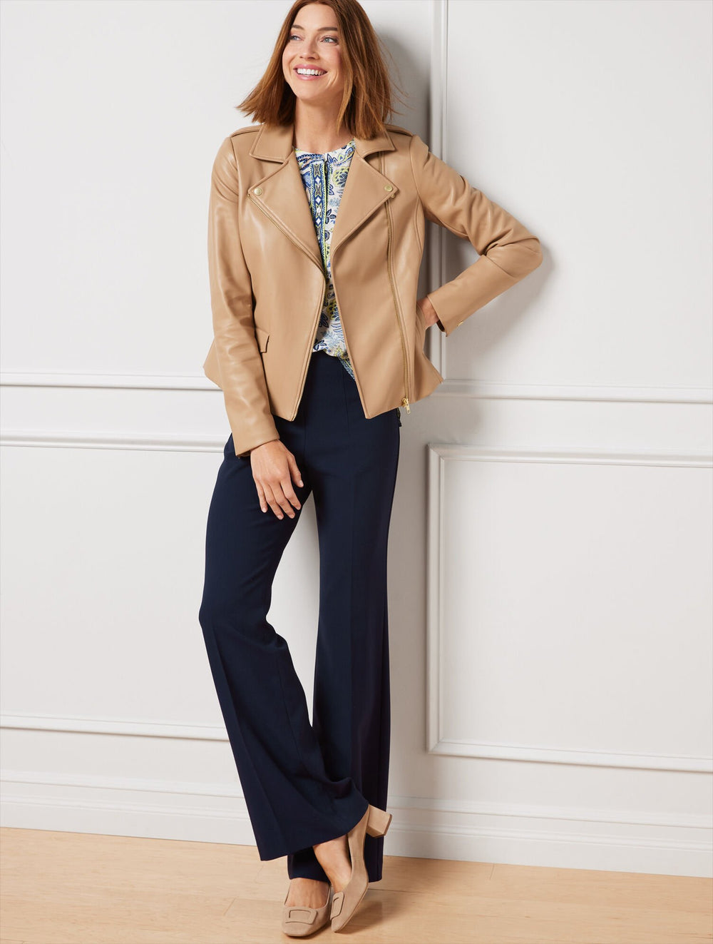 BLUE TALBOTS PROVIDENCE PANTS | Talbots on sale