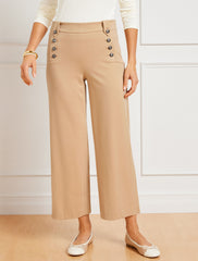 RATTAN KNIT SAILOR CROP PANTS | Talbots discount