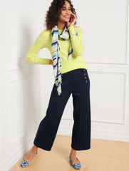 RATTAN KNIT SAILOR CROP PANTS | Talbots discount