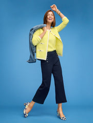 RATTAN KNIT SAILOR CROP PANTS | Talbots discount