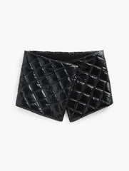 BLACK QUILTED PUFFER COLLAR SCARF | Talbots sale