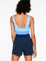 BLACK|INDIA INK SUN OCEAN SAND BOARD SHORTS | Talbots on sale
