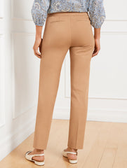 TOASTED COCONUT|OAK MOSS TALBOTS CHATHAM COTTON BI-STRETCH SLIM ANKLE PANTS | Talbots near me
