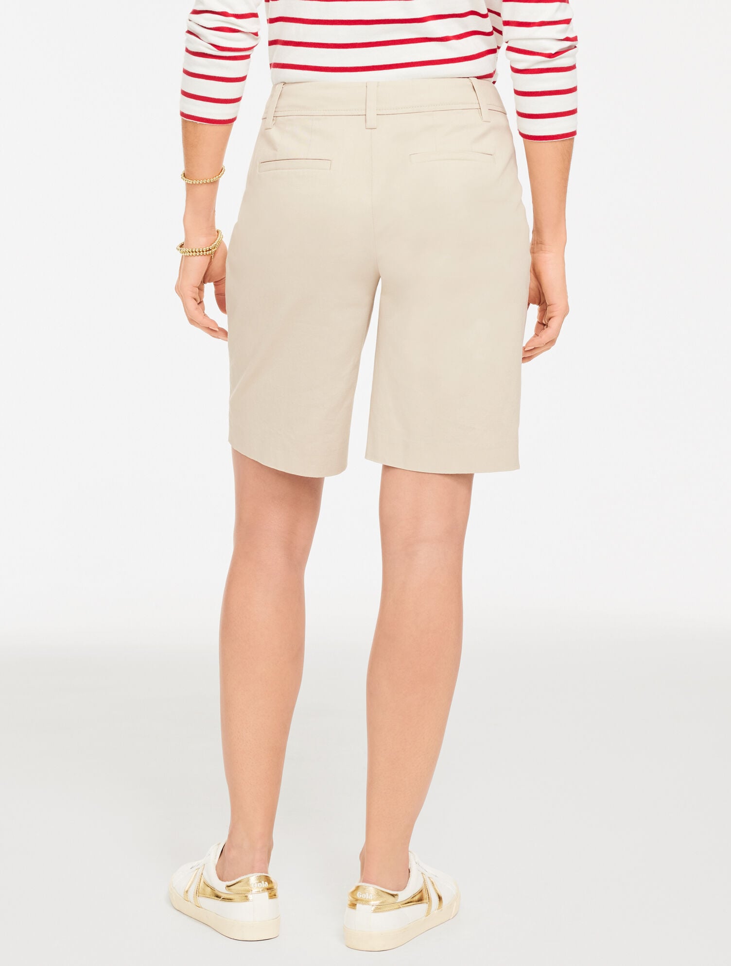 BLACK|INDIGO BLUE|OAT|TWINE|WHITE PERFECT SHORTS - 9” | Talbots for sale