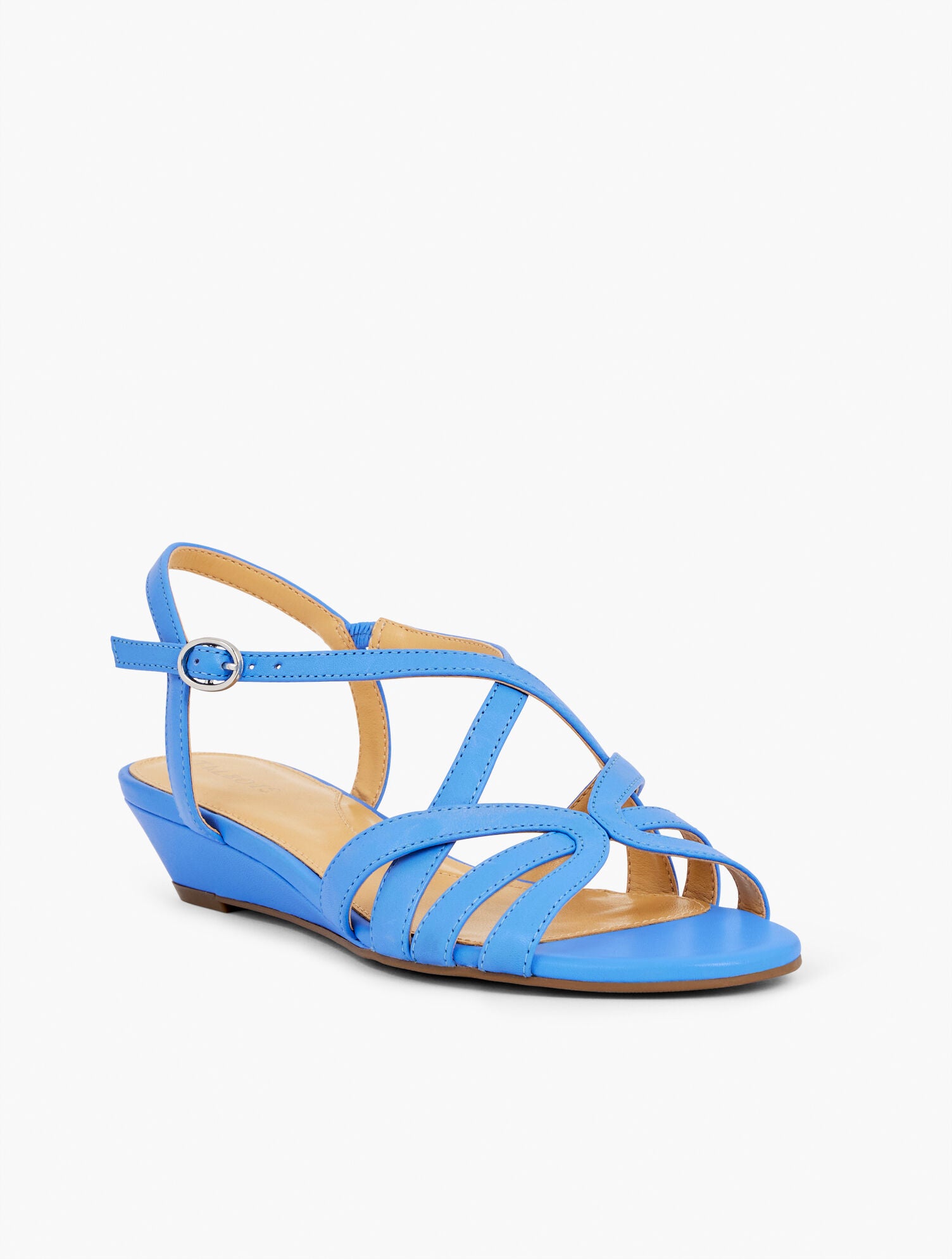 CAPRI NAPPA WEDGE SANDALS - COLORS | Talbots on sale