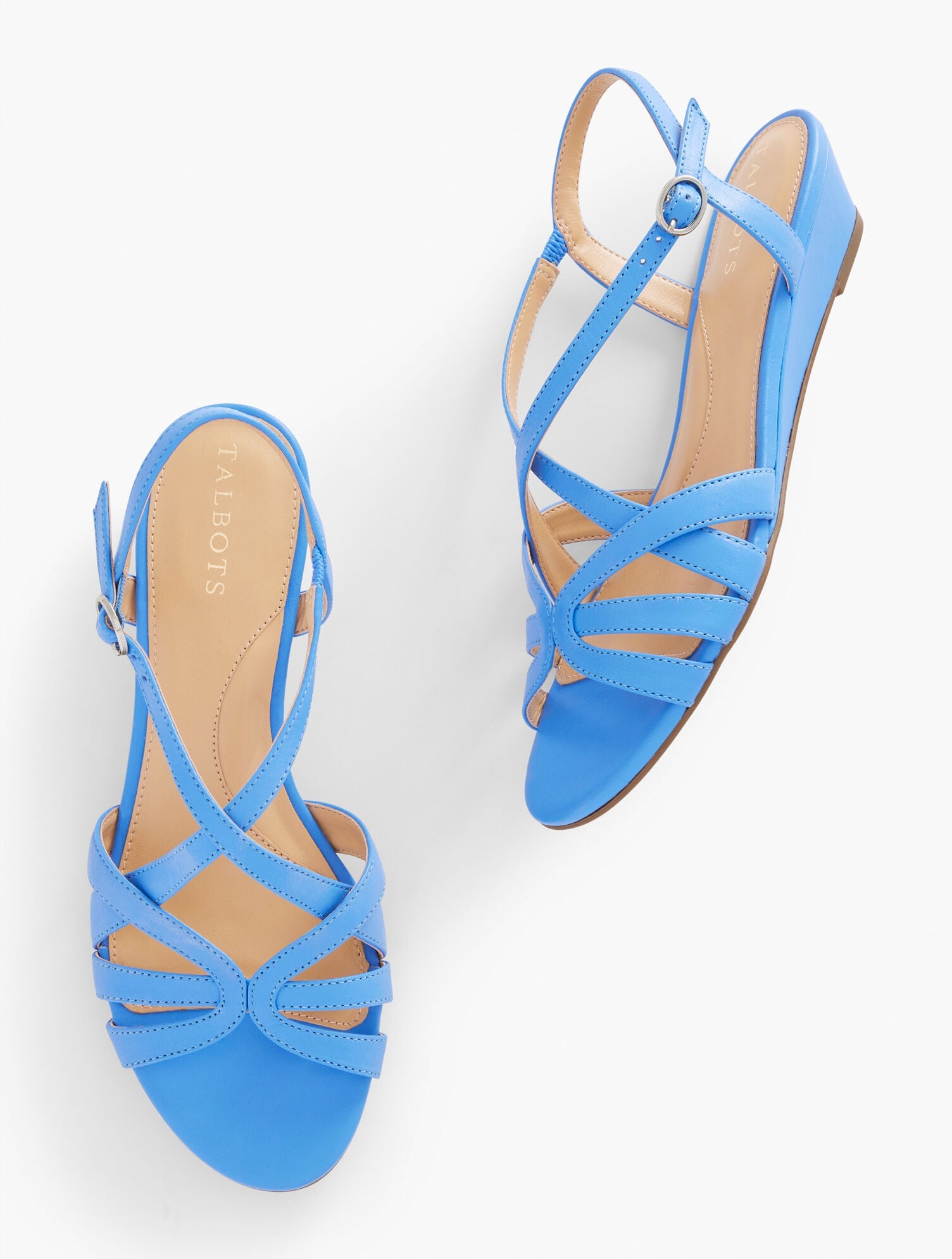 CAPRI NAPPA WEDGE SANDALS - COLORS | Talbots outlet