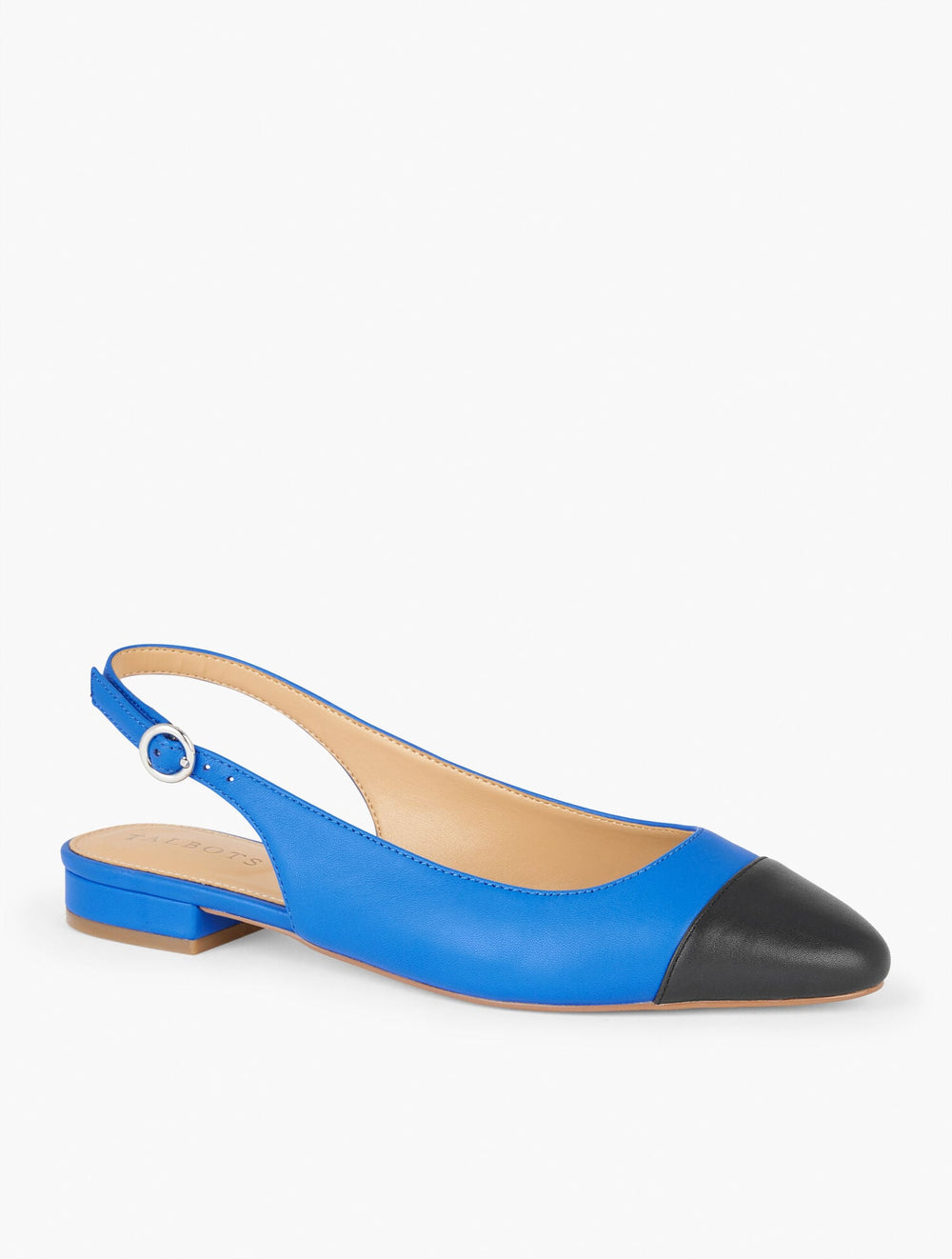 IVORY EDISON NAPPA SLINGBACK FLATS | Talbots outlet