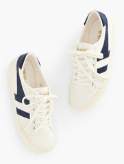 OFF WHITE/NAVY GOLA® MARK COX TENNIS SNEAKERS | Talbots on sale