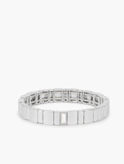 GOLD METAL TILES STRETCH BRACELET | Talbots for sale