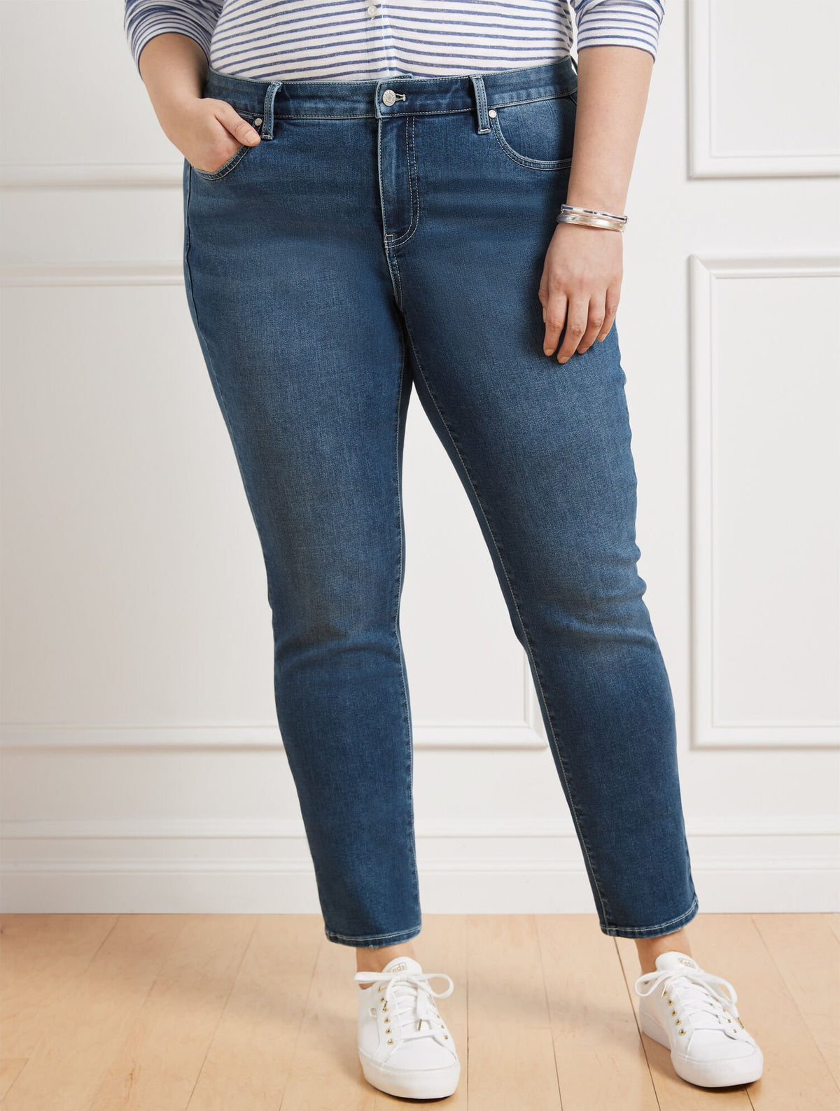 PALMA WASH SLIM ANKLE JEANS - PALMA WASH | Talbots outlet