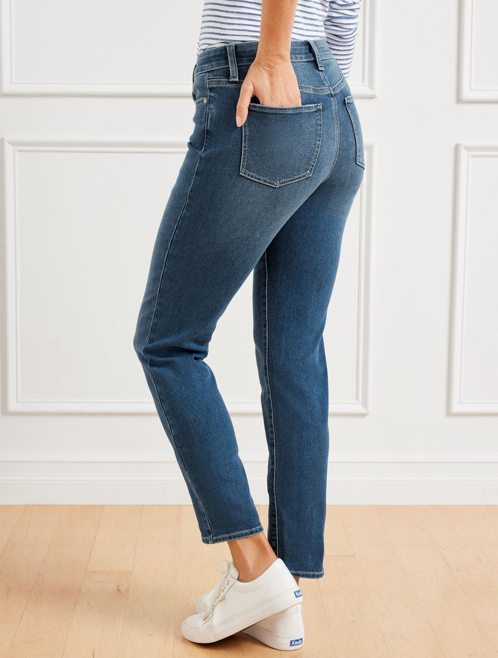 PALMA WASH SLIM ANKLE JEANS - PALMA WASH | Talbots outlet