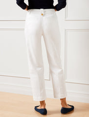 WHITE SAILOR JEANS - WHITE | Talbots discount