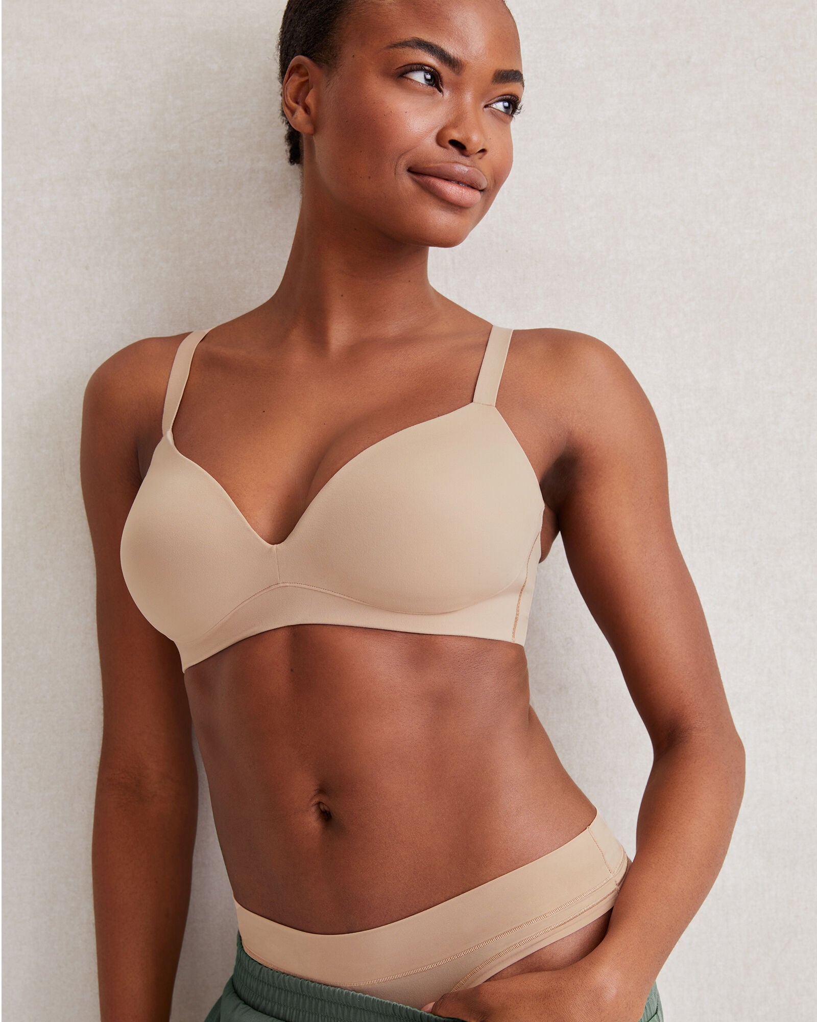 ALLOY|BLACK|DEEP TAUPE|ELDERBERRY|EVENTIDE|KALAMATA|NOUGAT|PORT ROYALE|SAND DOLLAR|SEPIA ROSE|SMOKEY TAUPE|TRUE BLACK|TRUE NOUGAT|BERING SEA EMBRACE LIGHTLY-LINED NO-WIRE T-SHIRT BRA | Talbots US