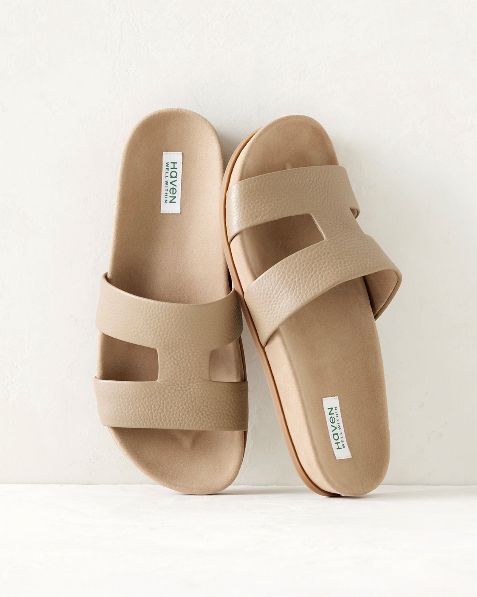 FAWN PEBBLED CUTOUT SLIDES | Talbots US