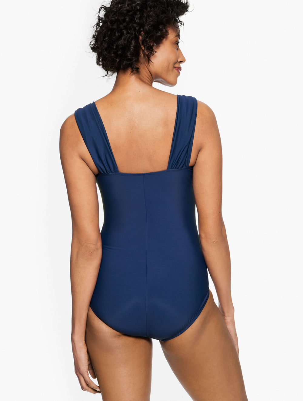 BLACK|DEEP TEAL MIRACLESUIT® CROSSOVER ONE PIECE | Talbots online