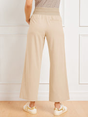 BURGUNDY BERRY LIGHTWEIGHT WOVEN STRETCH UTILITY PANTS | Talbots online