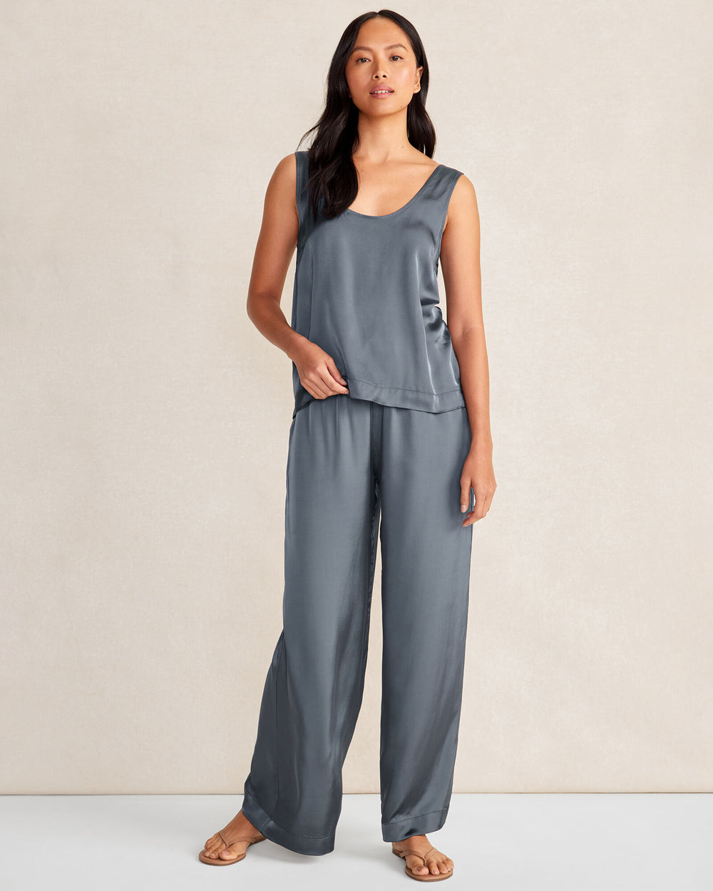MIDNIGHT SILKY DRAWSTRING PANTS | Talbots sale