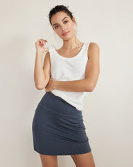 BLACK|LIGHT STONE|MIDNIGHT BALANCE ACTIVE SKORT | Talbots sale