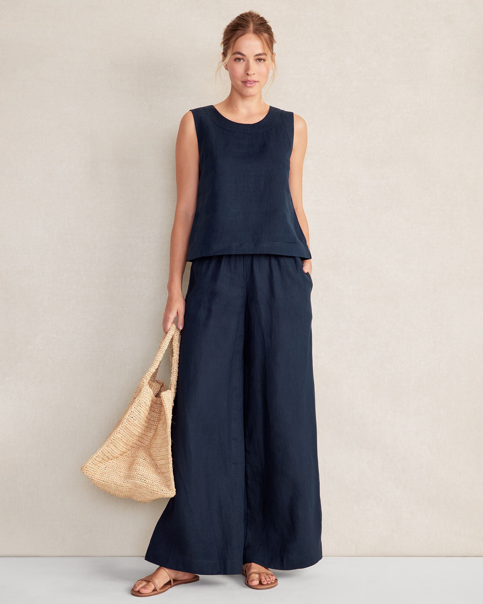 NATURAL RAFFIA MARKET BAG | Talbots US